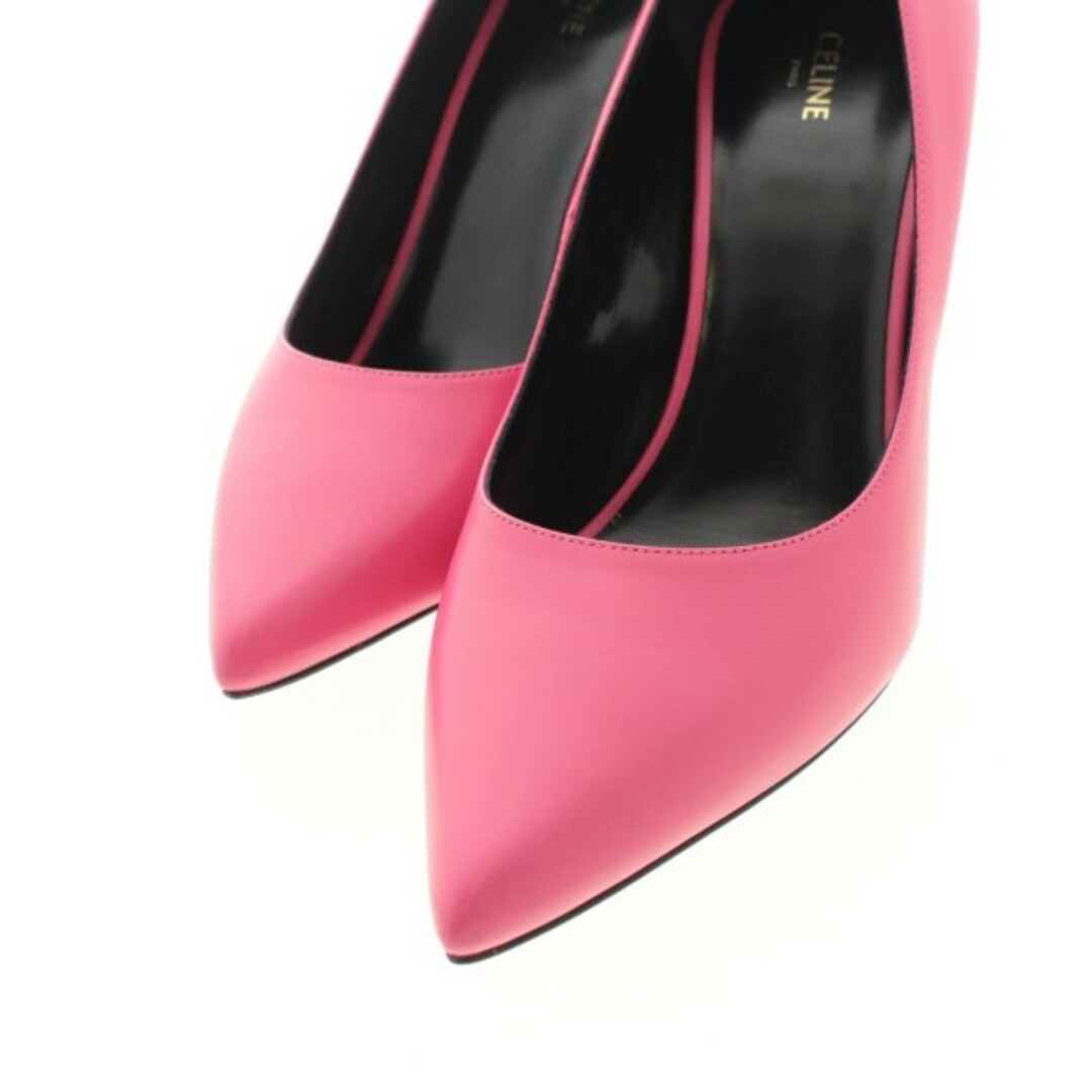 celine - CELINE セリーヌ パンプス EU38(24.5cm位) ピンク 【古着