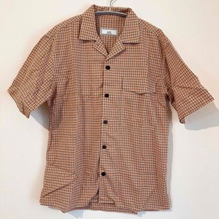 アミ(ami)のAMI Alexandre Mattiussi 半袖シャツ 柄シャツ オレンジ(シャツ)