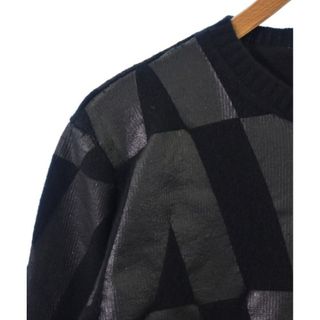 VALENTINO VALENTINO ヴァレンティノ ニット・セーター M 黒総柄