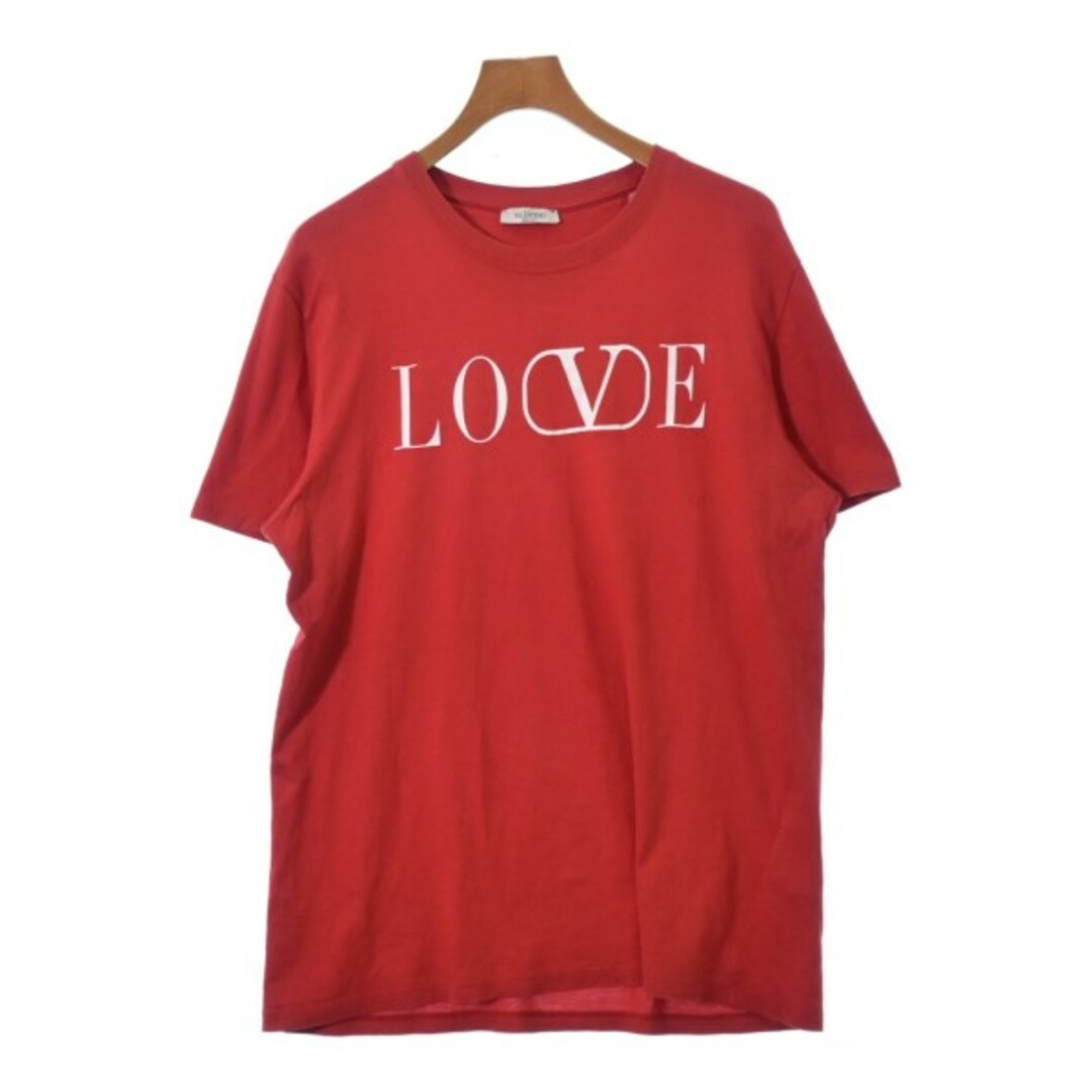 VALENTINO ヴァレンティノ Tシャツ・カットソー XL 赤