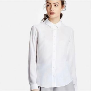 ユニクロ(UNIQLO)のUNIQLO レーヨンエアリーブラウス(シャツ/ブラウス(長袖/七分))