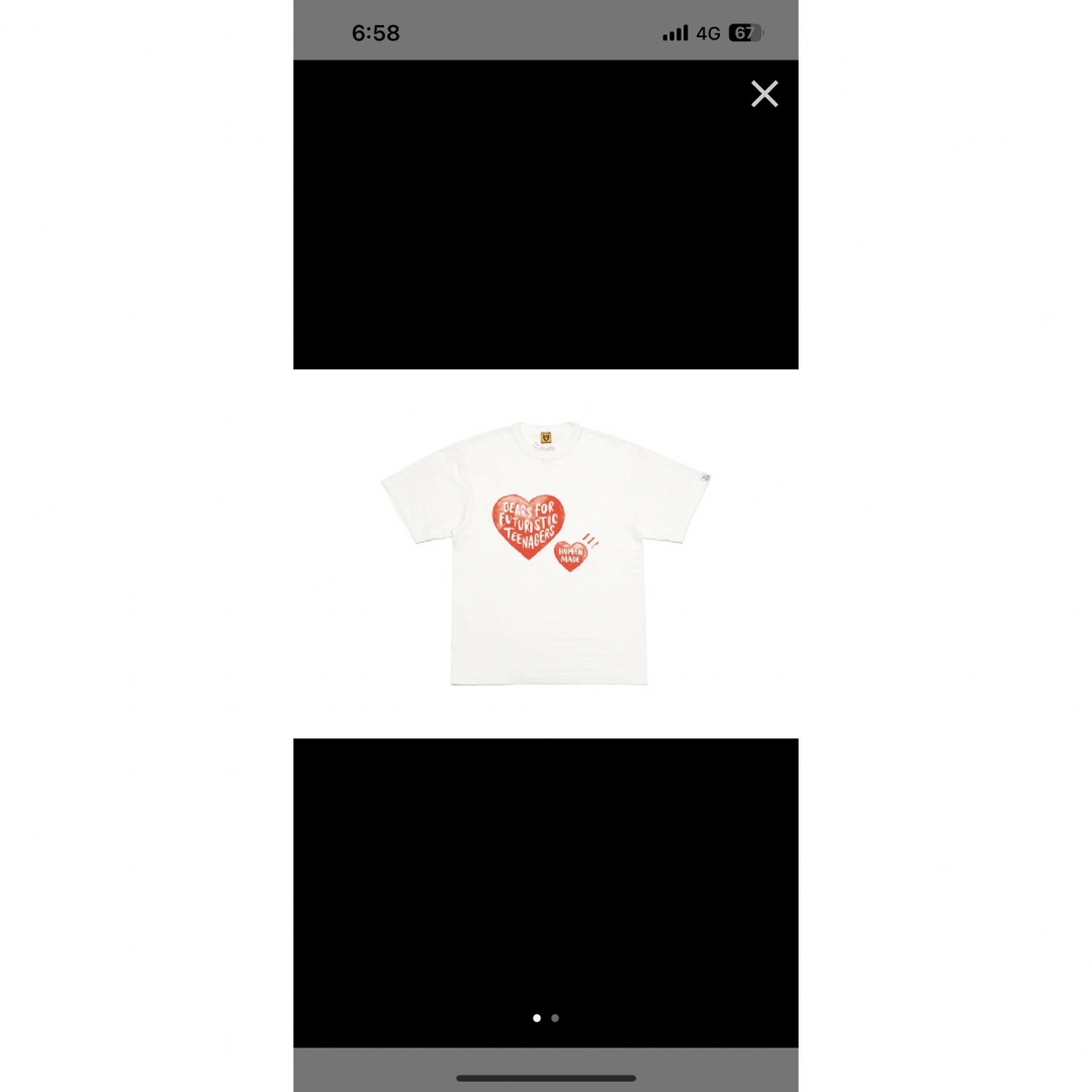 HUMAN MADE(ヒューマンメイド)のHUMAN MADE Graphic T-Shirt #4 "White" メンズのトップス(Tシャツ/カットソー(半袖/袖なし))の商品写真
