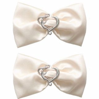 the Virgins heart charm ribbon barretta