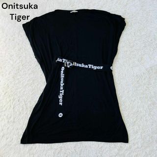 オニツカタイガー(Onitsuka Tiger)のOnitsukaTiger オニツカタイガー　Tシャツ　ワンピース　ベルト付き(ひざ丈ワンピース)