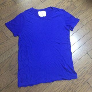 アメリカンラグシー(AMERICAN RAG CIE)の美品AMERICAN RAGCIE シワ加工Vネックカットソー　日本製　ラグシー(Tシャツ/カットソー(半袖/袖なし))