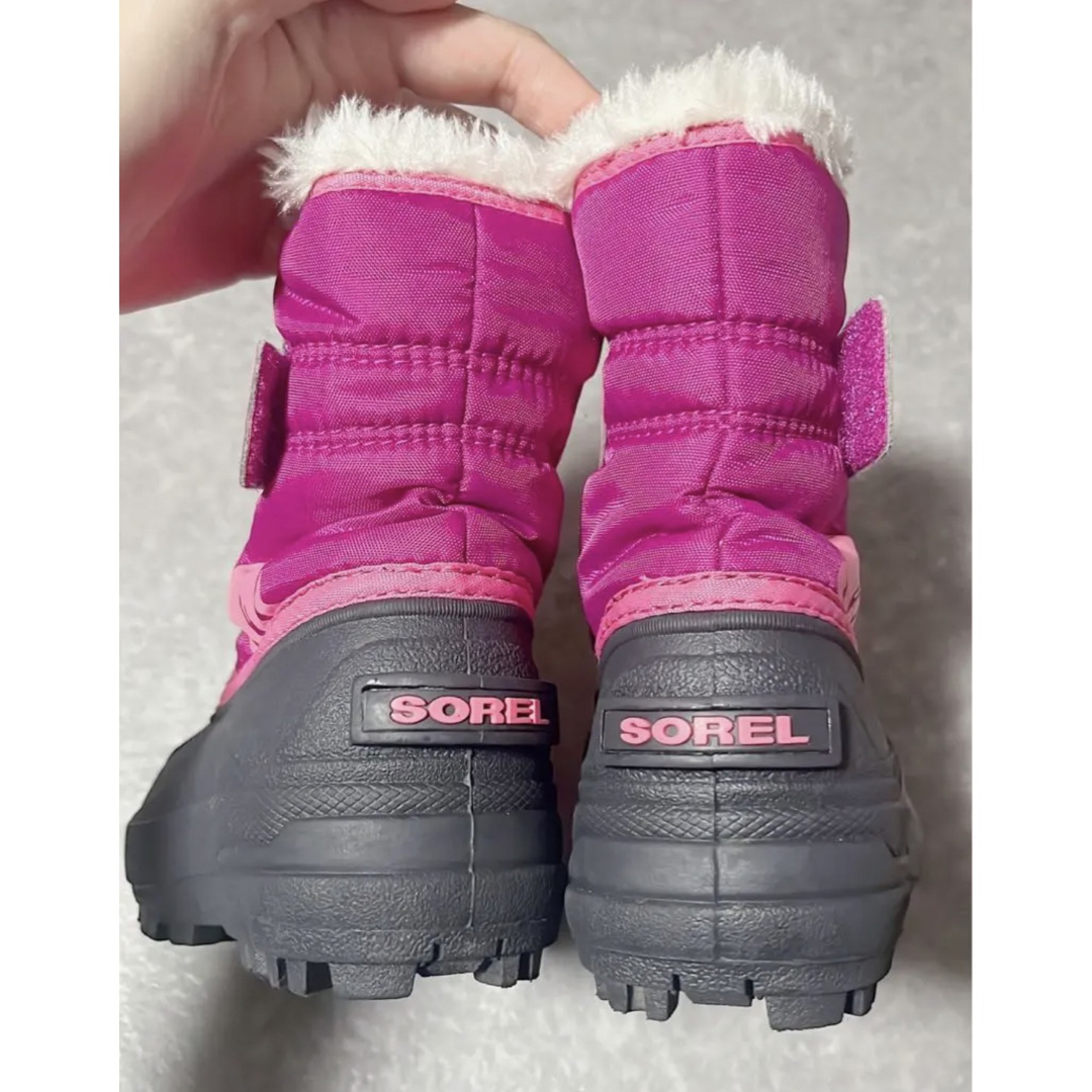 SOREL(ソレル)の【夏限定特価】SOREL ソレル キッズスノーブーツ 14cm キッズ/ベビー/マタニティのベビー靴/シューズ(~14cm)(ブーツ)の商品写真