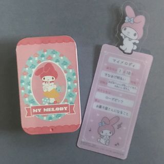 サンリオ(サンリオ)のサンリオ💖マイメロディ💖レトロ ラムネ缶💖ブックマークコレクションしおり(キャラクターグッズ)