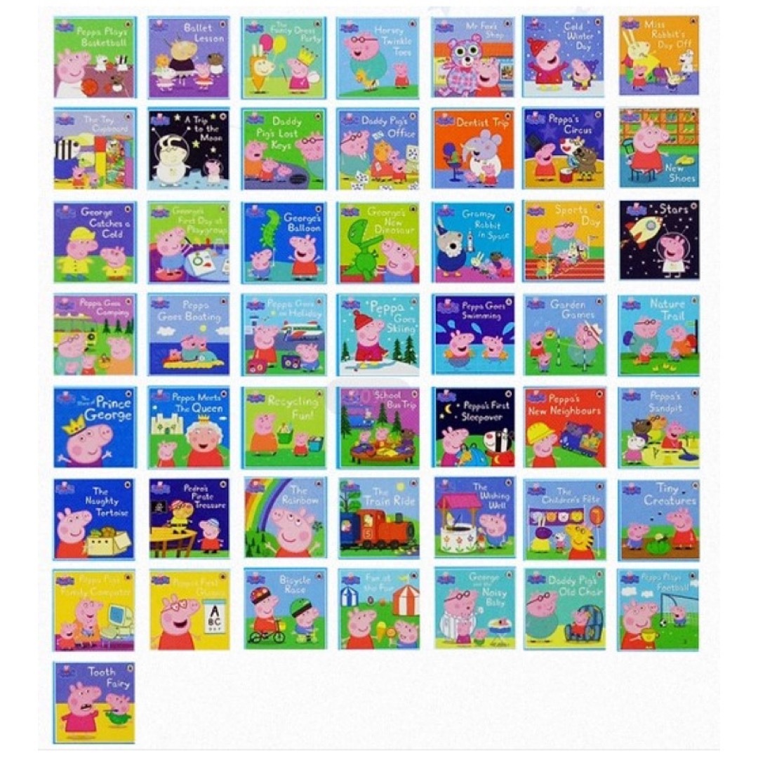 ペッパピッグ(Peppa pig)50冊 ミニ絵本コンプリートセット 新品