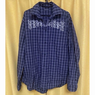 バレンシアガ(Balenciaga)のバレンシアガ　正規品　シャツ　オーバーサイズ　チェック　ヒップホップ　ジャケット(シャツ)