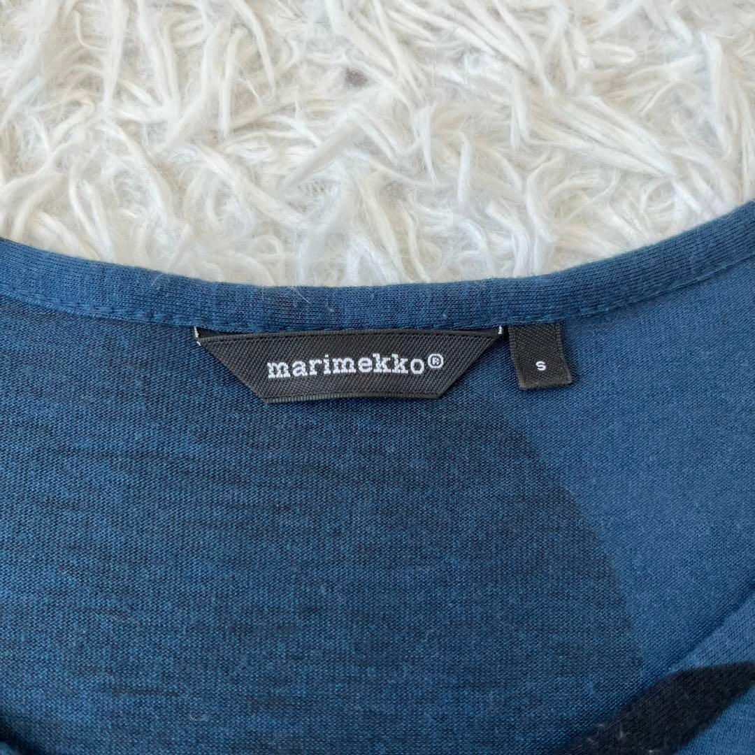 marimekko(マリメッコ)のmarimekko マリメッコ　変形　ドット　ワンピース　長袖　薄手. レディースのワンピース(ロングワンピース/マキシワンピース)の商品写真