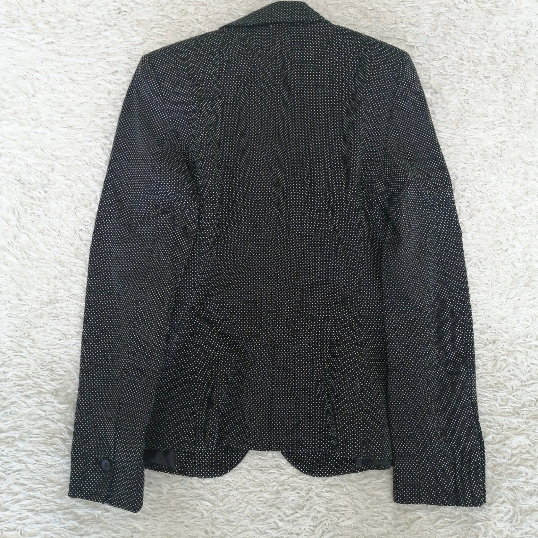 新品未使用タグ付き【ZARA】洗える ザラ パンツスーツ ドット ブラック