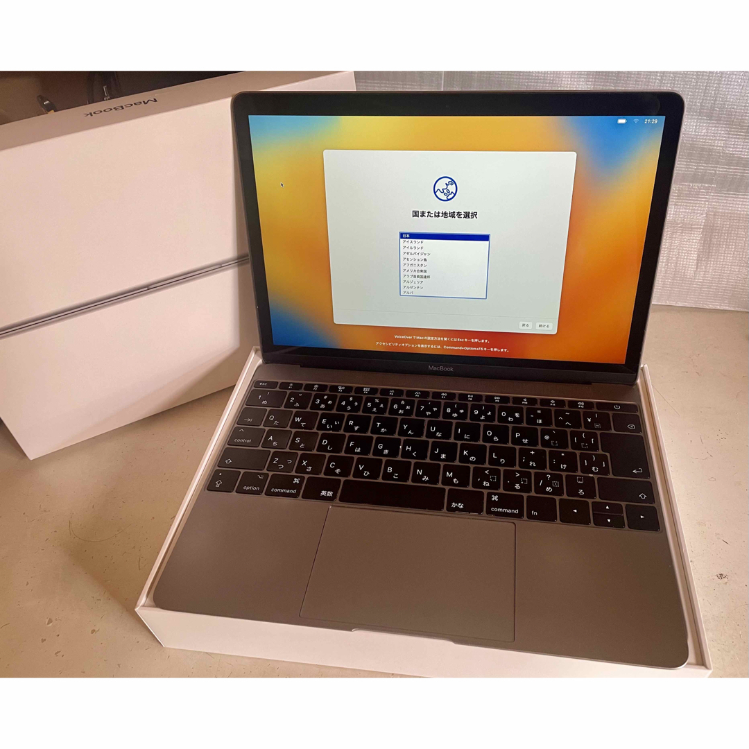 66キーボードMacBook 12-inch, 2017 core i7 16GB 512GB