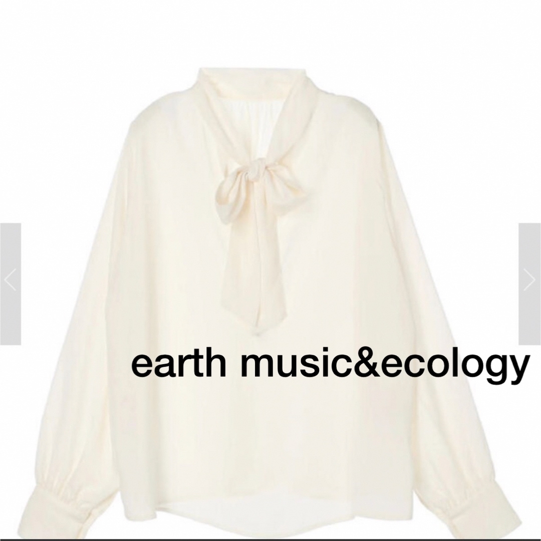 earth music & ecology(アースミュージックアンドエコロジー)のearth music&ecology  2WAYボウタイブラウス　2023.秋 レディースのトップス(シャツ/ブラウス(長袖/七分))の商品写真