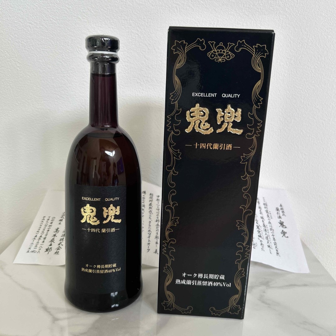 十四代 鬼兜 蘭引焼酎720ｍｌ 40°高木酒造 食品/飲料/酒の酒(焼酎)の商品写真