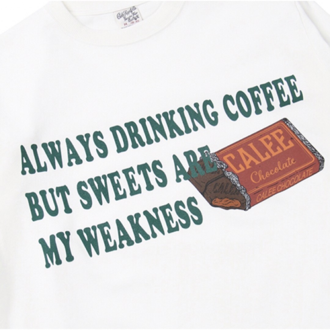 CALEE(キャリー)のCALEE SWEETS ARE MY WEAKNESS L/S T-SHIRT メンズのトップス(Tシャツ/カットソー(七分/長袖))の商品写真