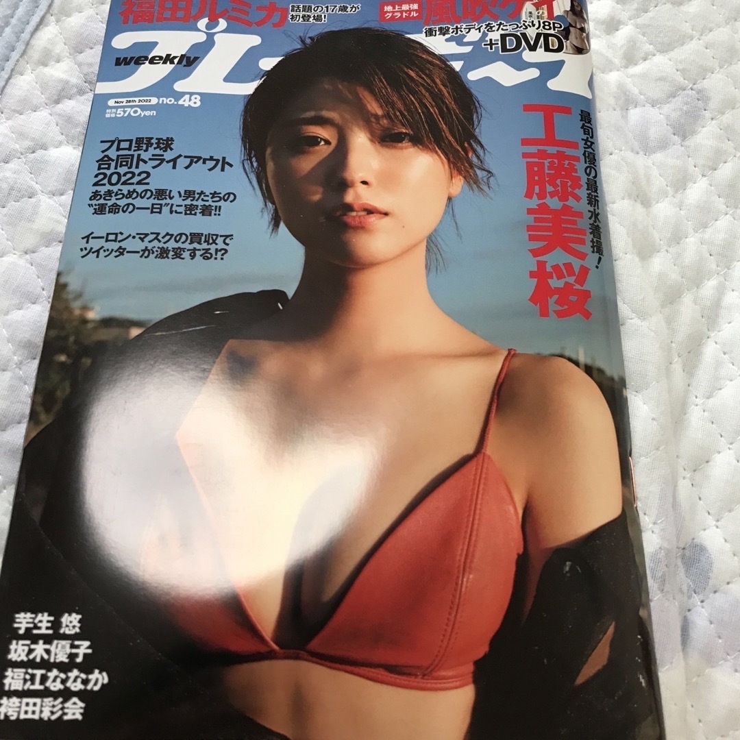 集英社(シュウエイシャ)の週刊 プレイボーイ 2022年 11/28号 エンタメ/ホビーの雑誌(音楽/芸能)の商品写真