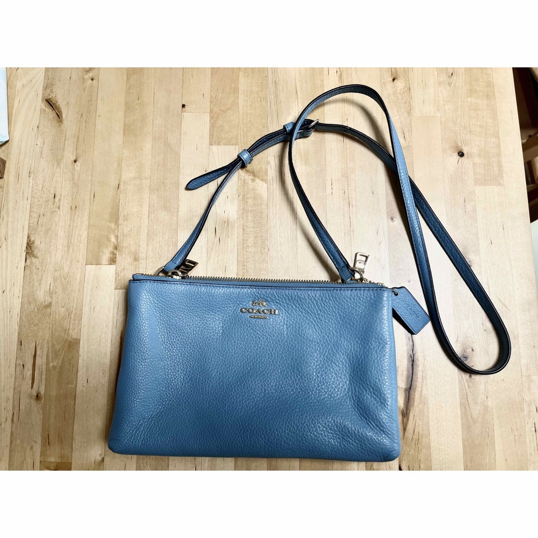 格安！レアカラー！coach ショルダーバッグ　3スペース