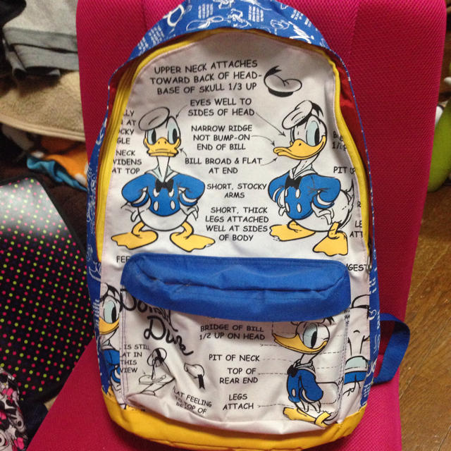 Disney(ディズニー)のドナルド♡リュック レディースのバッグ(リュック/バックパック)の商品写真