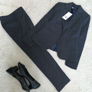 ZARA - 新品未使用タグ付き【ZARA】洗える ザラ パンツスーツ ドット