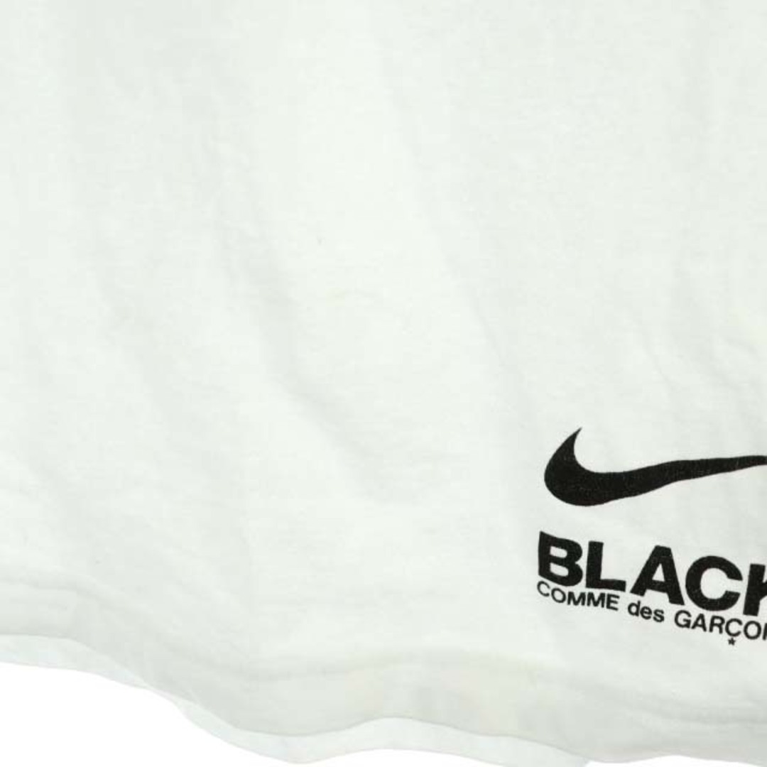 BLACK COMME des GARCONS(ブラックコムデギャルソン)のブラックコムデギャルソン 20AW Tシャツ M 白 黒 1F-T104 レディースのトップス(Tシャツ(半袖/袖なし))の商品写真