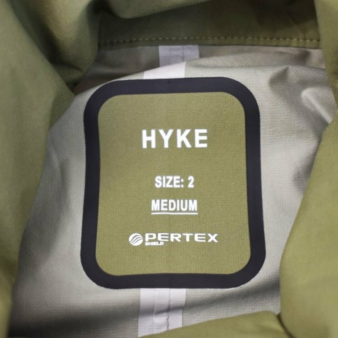 HYKE   PERTEX MILITARY COAT　ブラック　SIZE 2