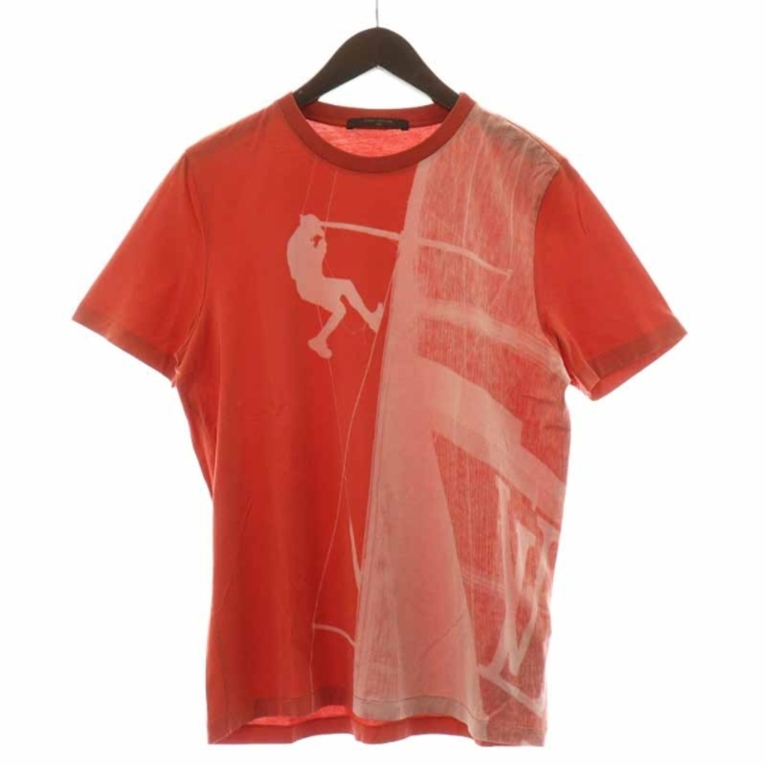 ルイヴィトン Tシャツ カットソー 半袖 プリント S 赤 白 | フリマアプリ ラクマ