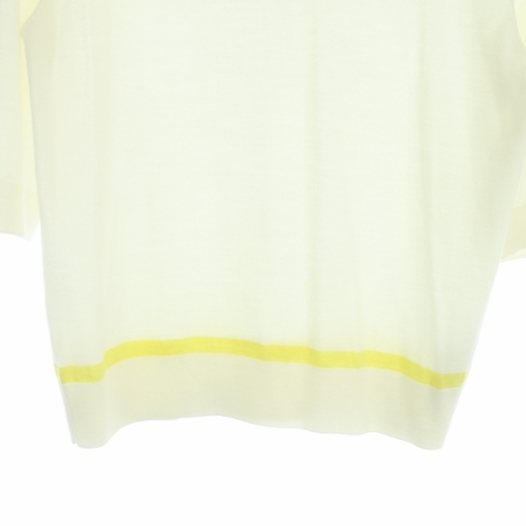 LOEWE(ロエベ)のロエベ ロゴ クローバー 刺繍 ニットソー プルオーバー M オフホワイト レディースのトップス(ニット/セーター)の商品写真
