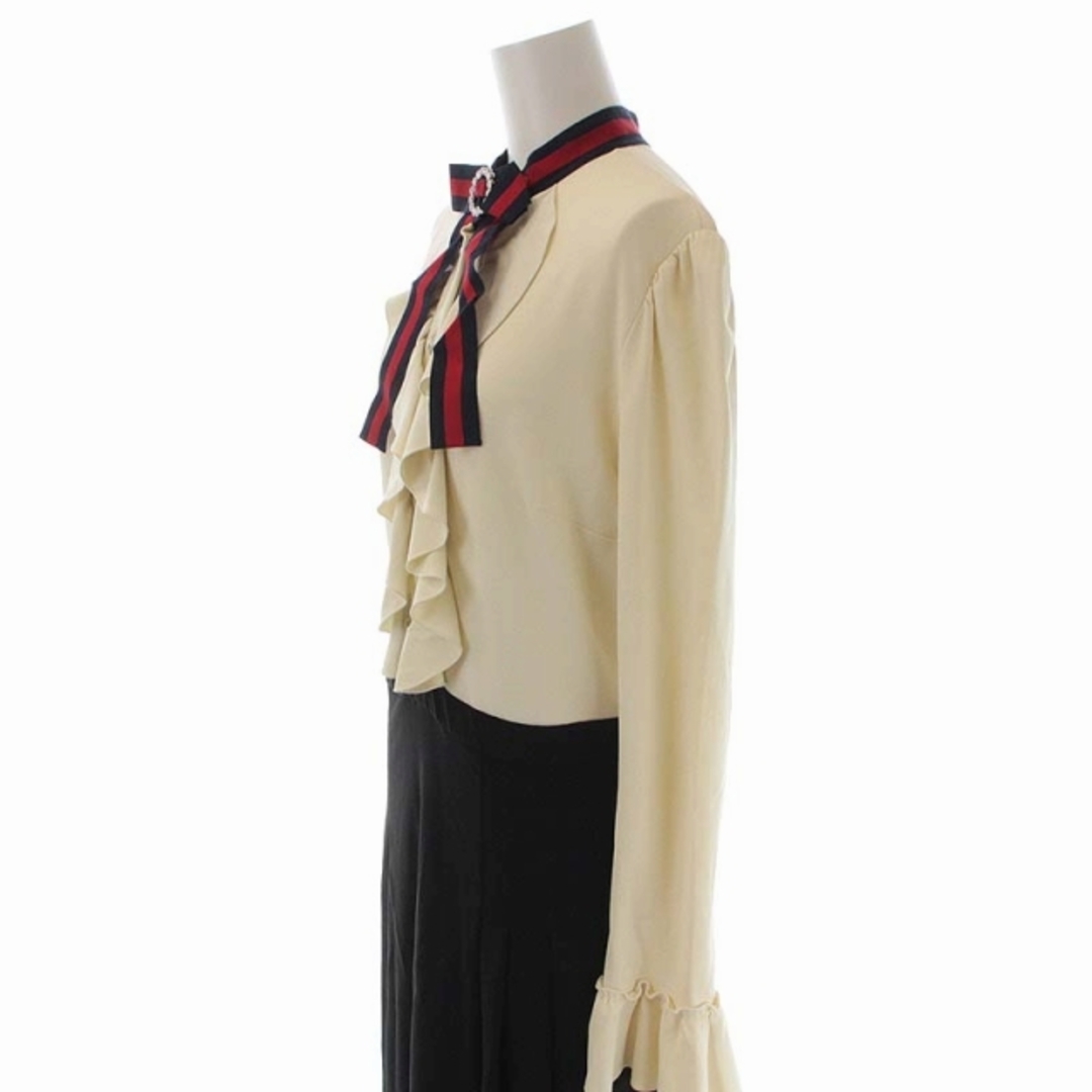 Gucci - グッチ GGパールボタンワンピース ロング 長袖 XL 479522の