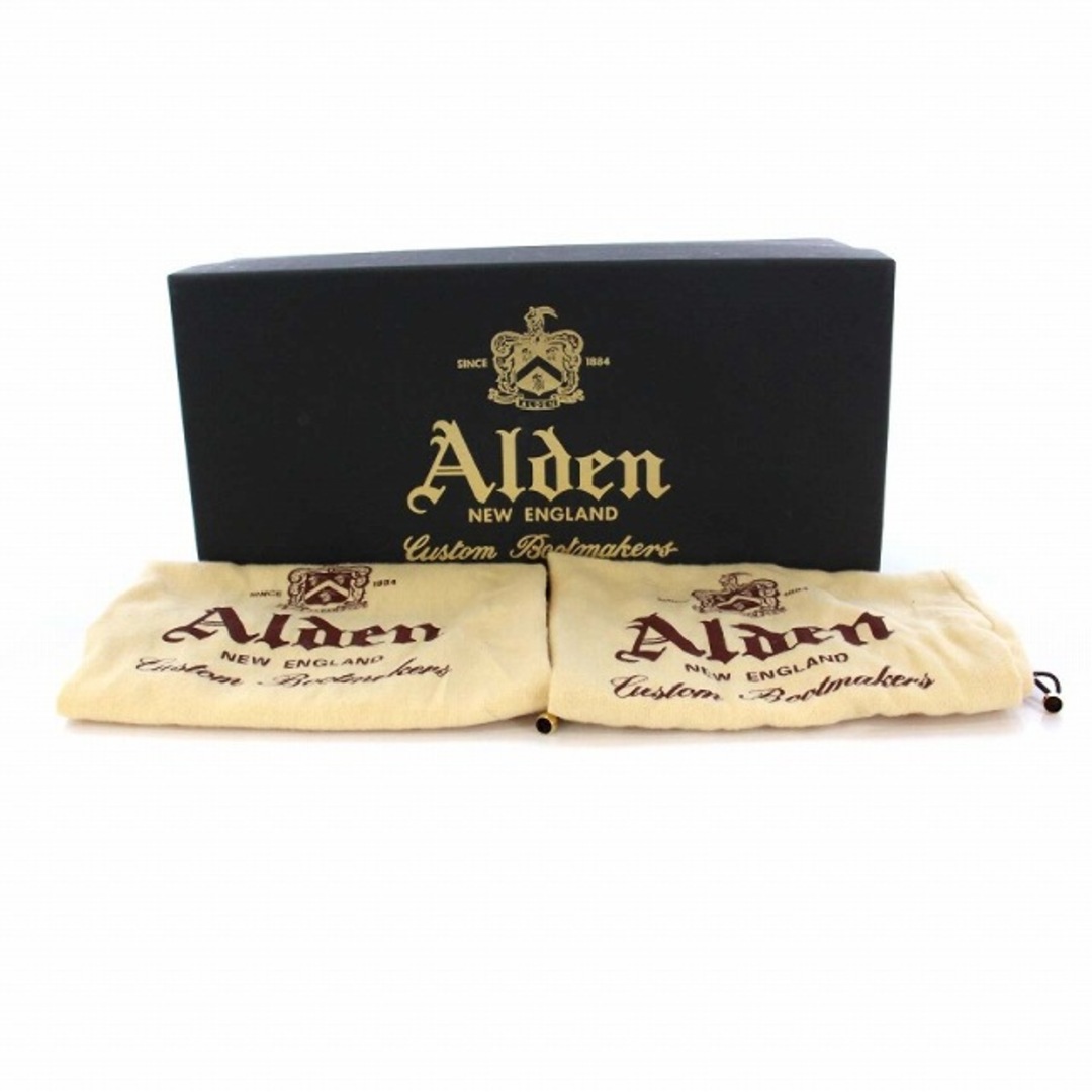 ALDEN ビジネスシューズ 革靴 レースアップ 10 28cm 茶 8793