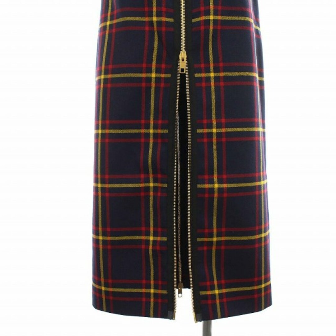 グッチ 23SS タータンチェック ウールスカート ジップ 36 711750 グッチ 23SS タータンチェック ウールスカート ジップ 36 711750
