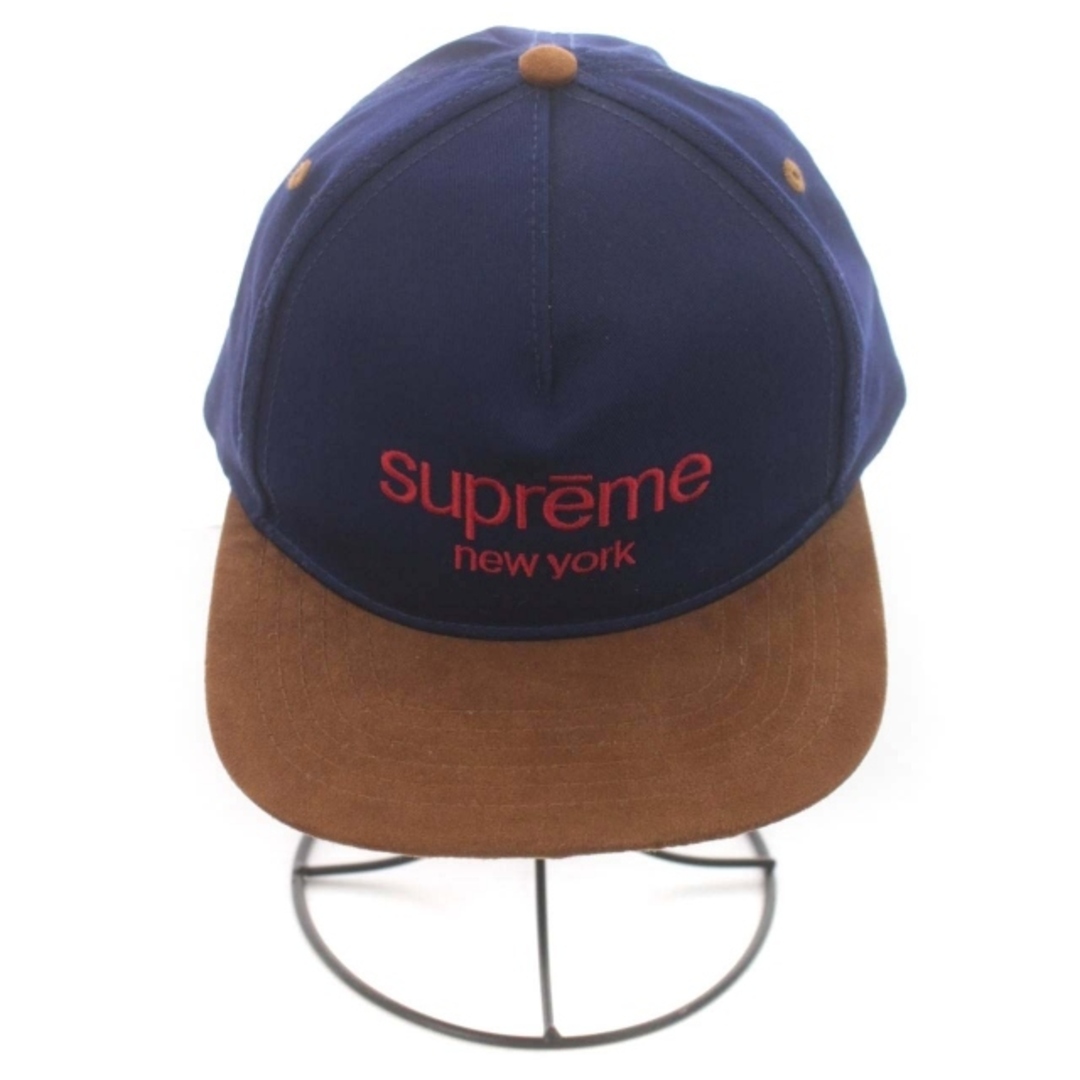 シュプリーム Classic Logo Suede Visor キャップ