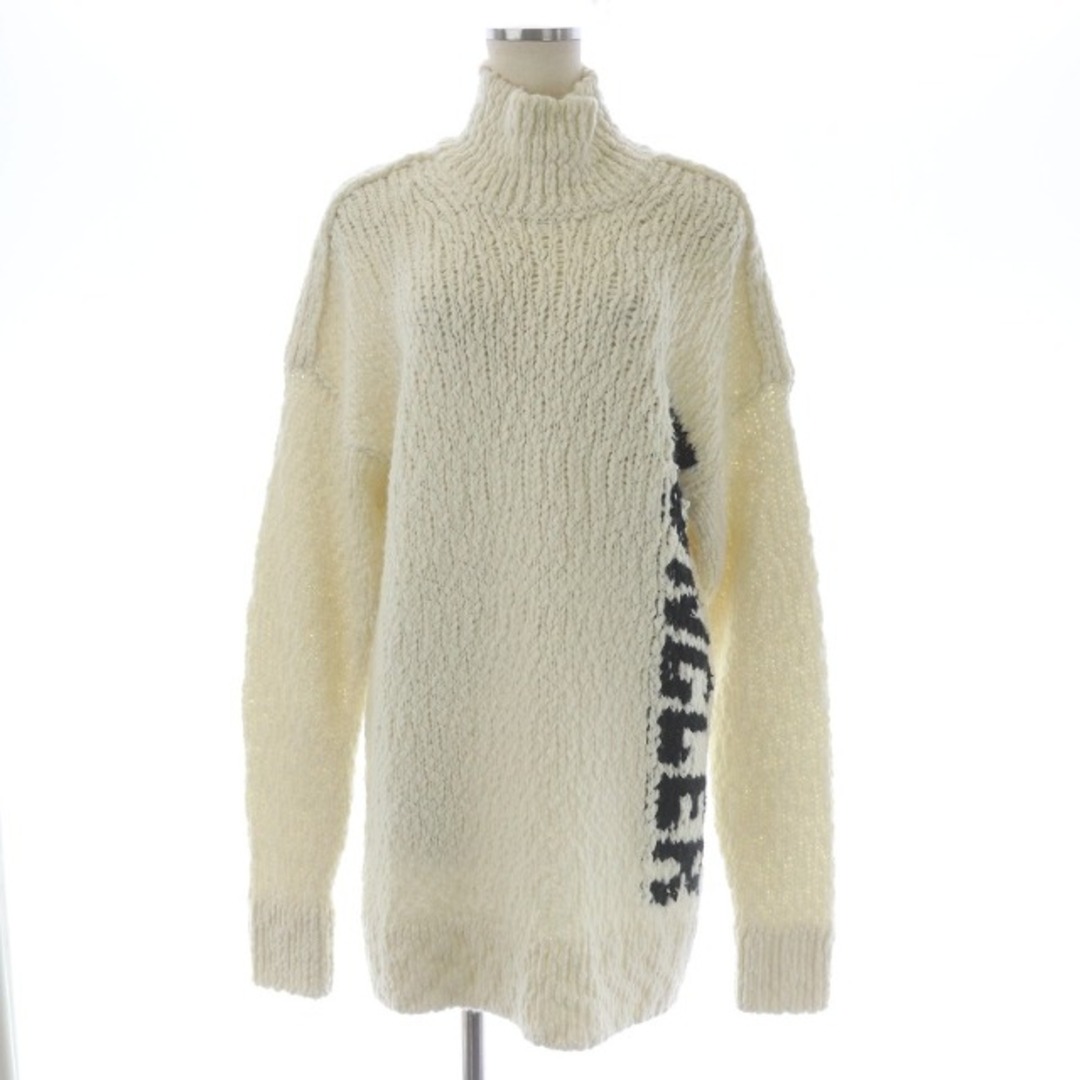 モンクレール 21AW logo-intarsia knitted jumper