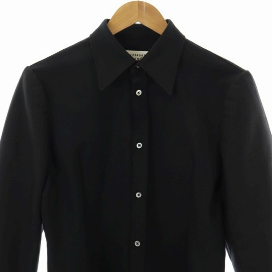マルタンマルジェラ 14 オーバーサイズシャツ 39 黒 S67DL0001