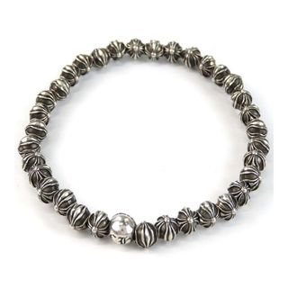 クロムハーツ(Chrome Hearts)のクロムハーツ シルバービーズ ブレスレット 6mm シルバー ユニセックス CHROME HEARTS 【中古】 【アパレル・小物】(ブレスレット)