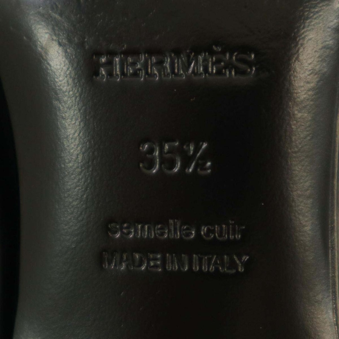 Hermes - エルメス ケリー レザー ローファー レディース ブラック
