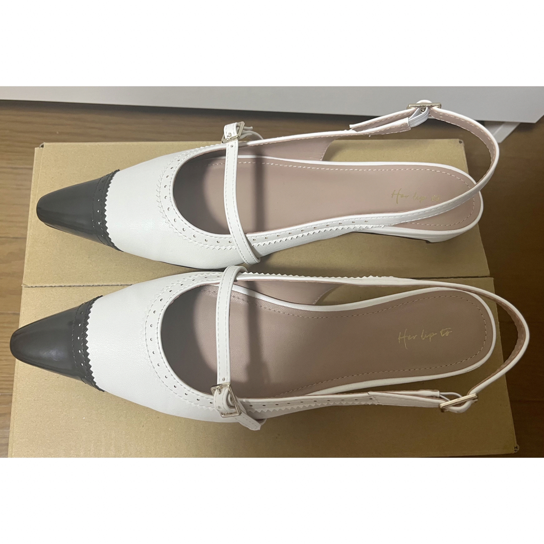 Her lip to - Herlipto Medallion Slingback Pumps 38サイズの通販 by