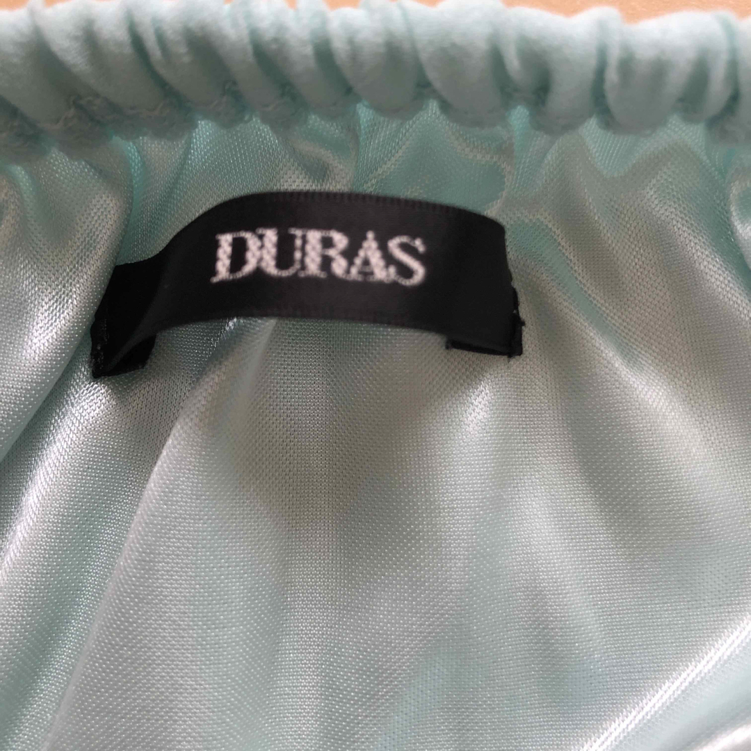 DURAS(デュラス)のDURAS シフォンキャミワンピース エメラルドグリーン フリーサイズ レディースのワンピース(ひざ丈ワンピース)の商品写真