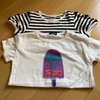 ブランシェス(Branshes)の子供服　女の子　120 Tシャツ　2点セット(Tシャツ/カットソー)