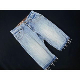 エドウィン(EDWIN)のEDWIN エドウィン USED加工 カットオフ ハーフ デニムパンツ size28/青 ■◆ メンズ(デニム/ジーンズ)