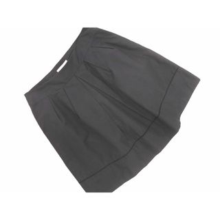 フェルゥ(Feroux)のFeroux フェルゥ Aライン 台形 スカート size3/黒 ■■ レディース(ミニスカート)