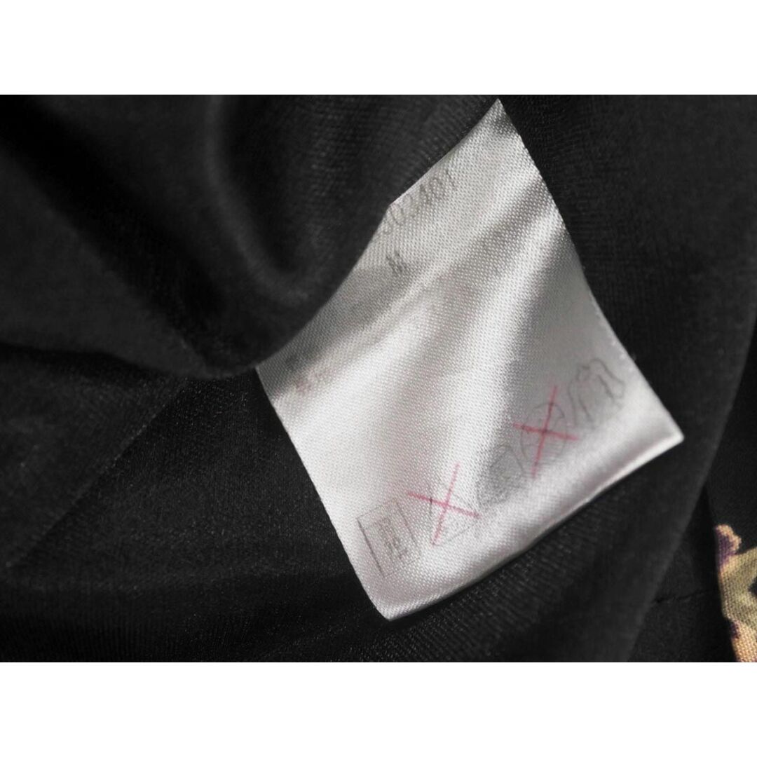 dazzlin(ダズリン)のダズリン 花柄 オープンカラー オールインワン sizeM/黒 ■◆ レディース レディースのパンツ(サロペット/オーバーオール)の商品写真