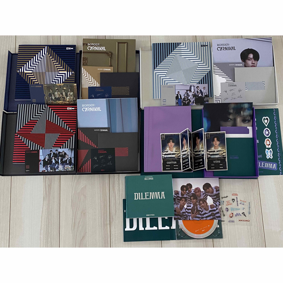 ENHYPEN(エンハイプン)のENHYPEN  エンハイフン　アルバムセット エンタメ/ホビーのCD(K-POP/アジア)の商品写真