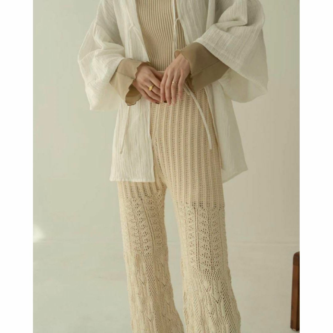 美品★Eaphi crochet knit pants 0819