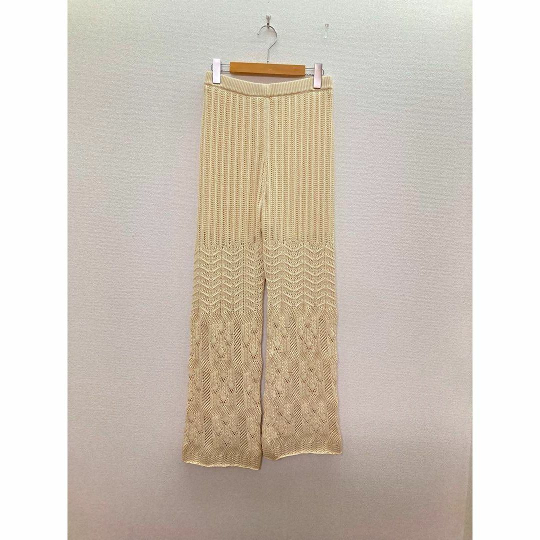 美品★Eaphi crochet knit pants 0819