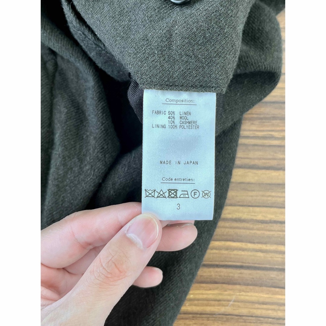 a.presse Wide Tapered Trousers KHAKI 3 a.presse Wide Tapered Trousers KHAKI 3