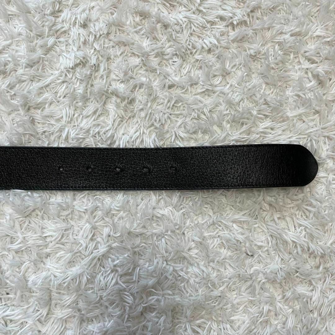 Gucci - 極美品✨グッチ ベルト GGマーモント ゴールド金具 レザー 黒