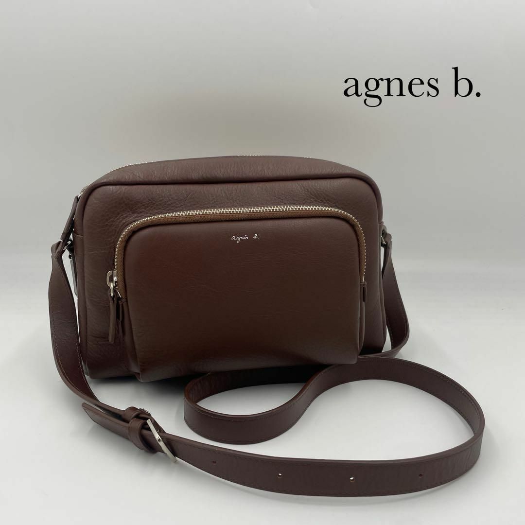 agnes b. - 美品✨アニエスべー ショルダーバッグ アンジェル レザー ...