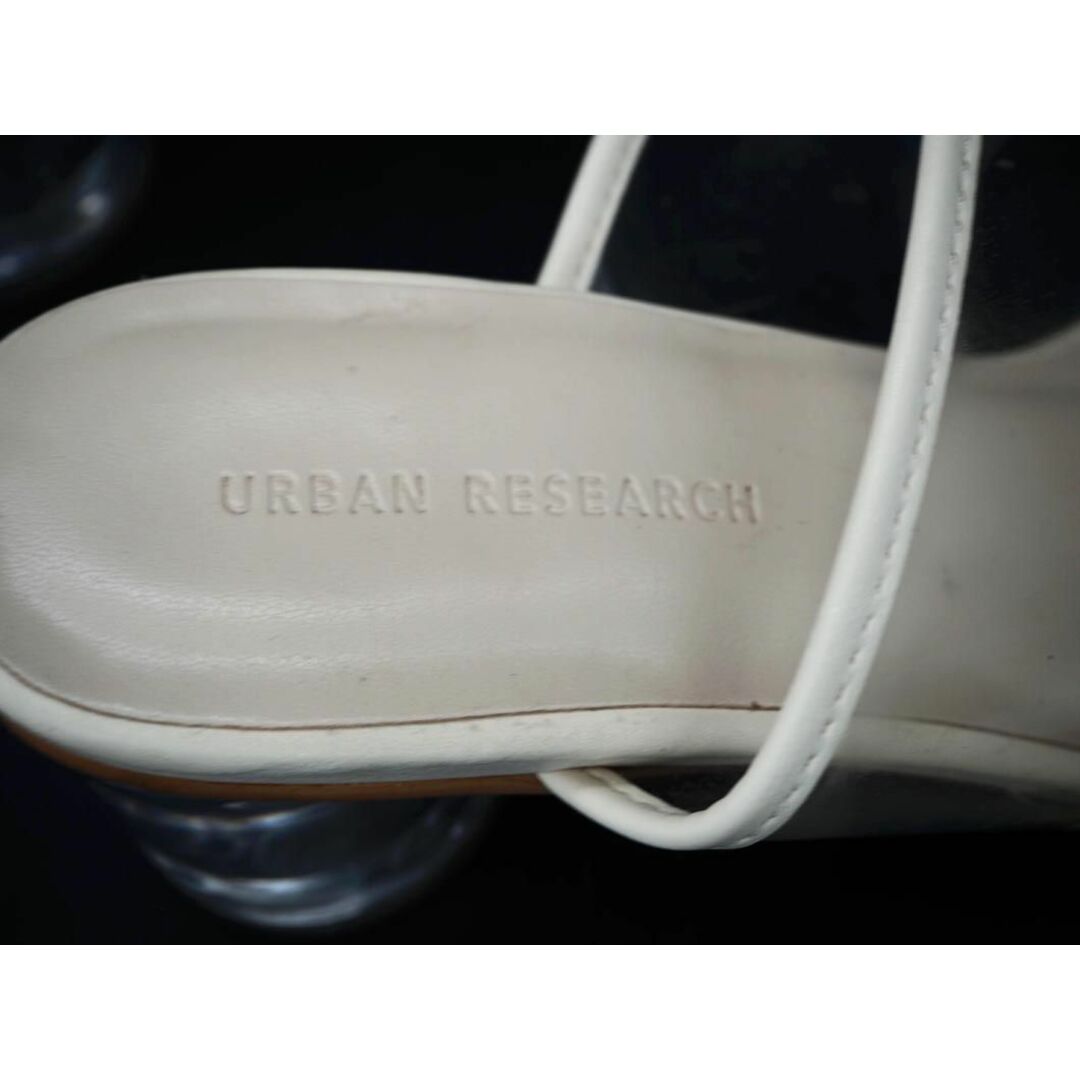 URBAN RESEARCH(アーバンリサーチ)のURBAN RESEARCH アーバンリサーチ クリアベルト ミュール サンダル size37（23.5cm位）/ベージュ ■◆ レディース レディースの靴/シューズ(サンダル)の商品写真