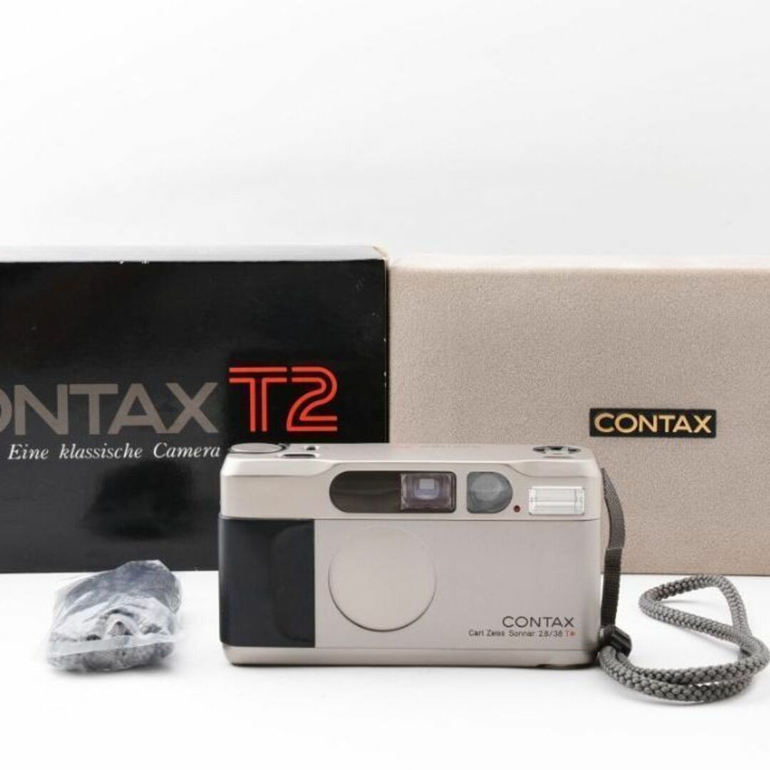 箱付き・美品】 CONTAX コンタックス T2 D コンパクトフィルムカメラの