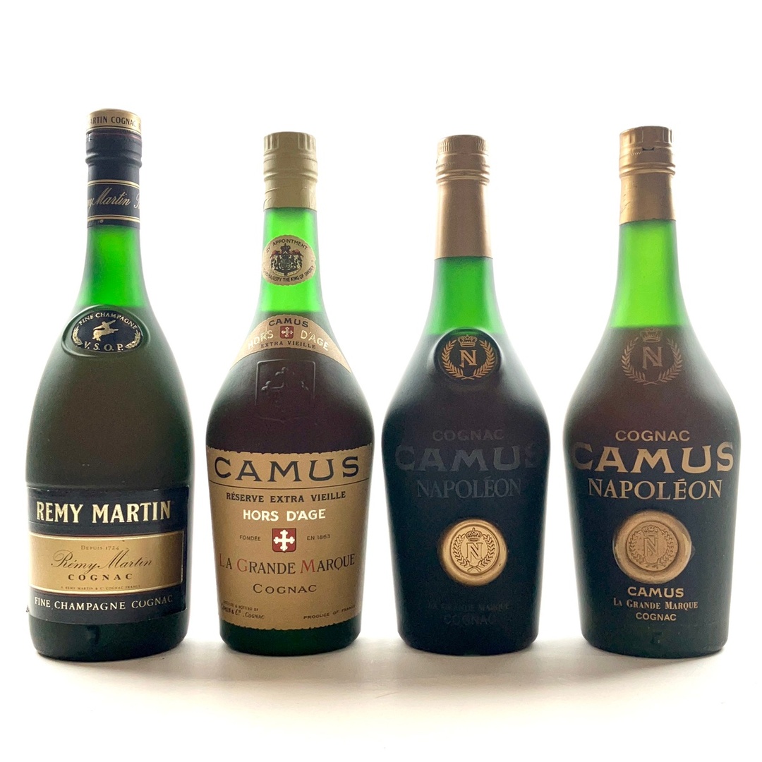 4本 REMY MARTIN CAMUS コニャック 4本 REMY MARTIN CAMUS コニャック
